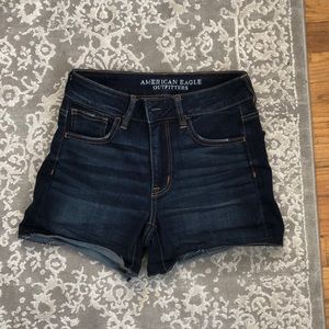 American Eagle Darkwash Jean Shorts